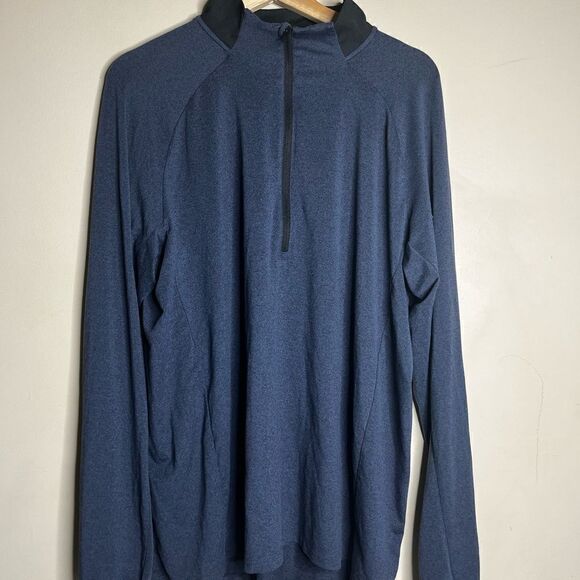 REI co-op 1/4 zip jacket men’s size XL blue - Picture 1 of 7
